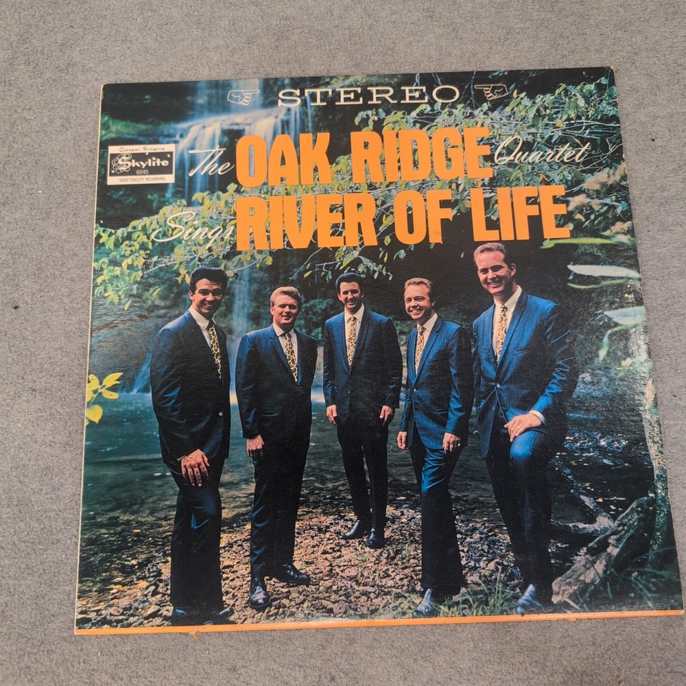 Oak Ridge Quartet Sings River of Life Vinyl LP Skylite 6045 Gospel Stereo - Picture 1 of 2